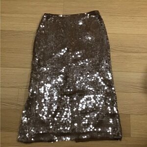NEW Madewell sequence sparkling skirt size 6